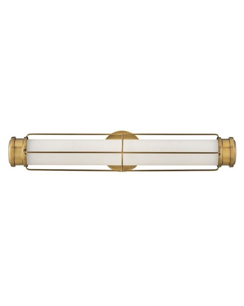 Saylor 24" Heritage Brass Dimmable LED Bath Vanity Light