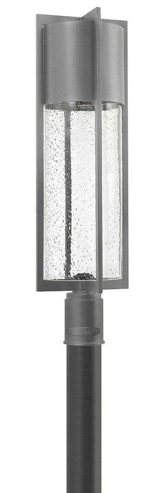 Hinkley Lighting Shelter 1 - Light Post Light in  Hematite