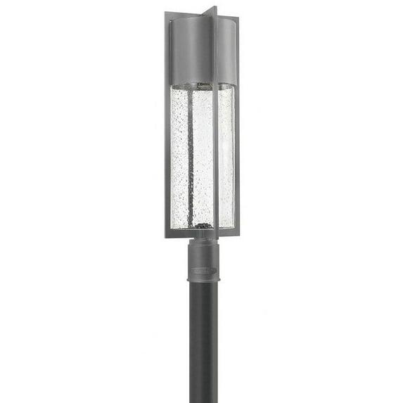 Hinkley Lighting Shelter 1 - Light Post Light in Hematite