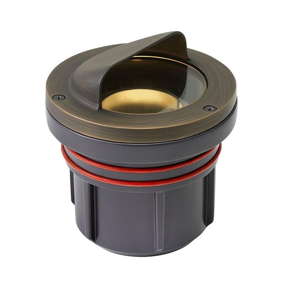 Hinkley Shielded Brown Low Voltage Hardwired Well Light