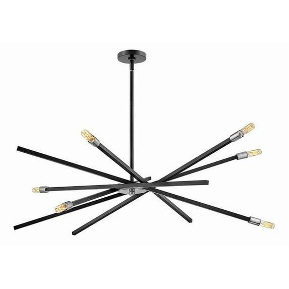Hinkley Archer 6-Light Sputnik Articulating Single Tier Chandelier