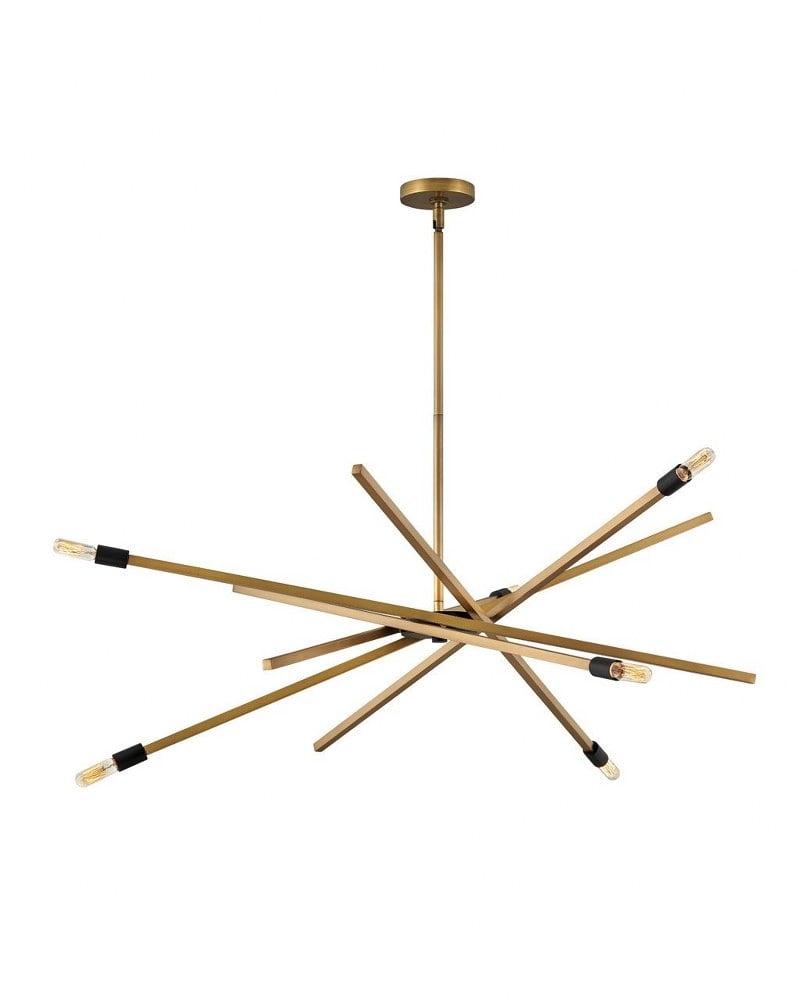 Archer 6 - Light Sputnik Modern Linear Chandelier