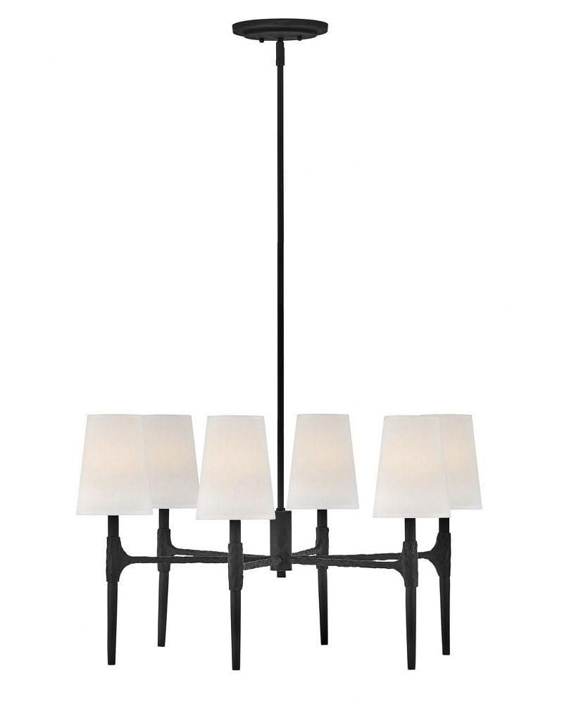 Ingle Chandelier - Black / 28"Dia