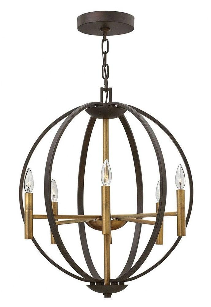 Hinkley Lighting - Six Light Foyer Pendant - Chandelier - Euclid - 6 Light