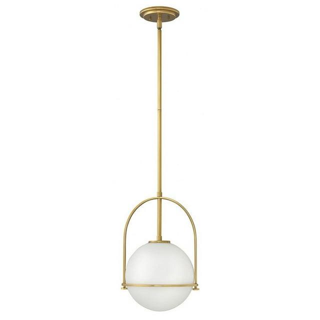 Arie Single Light Glass Dimmable Pendant