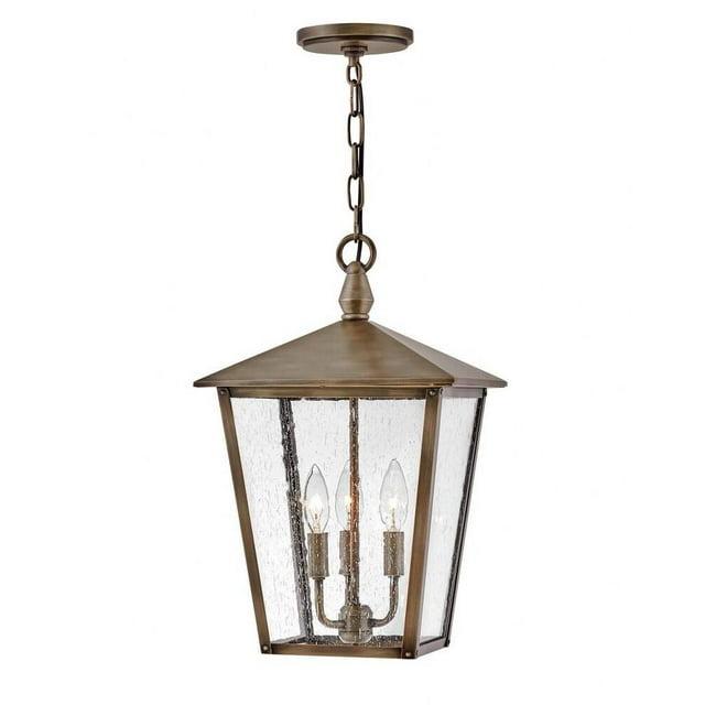 Mason Outdoor Pendant Light - Bronze / 11"Dia