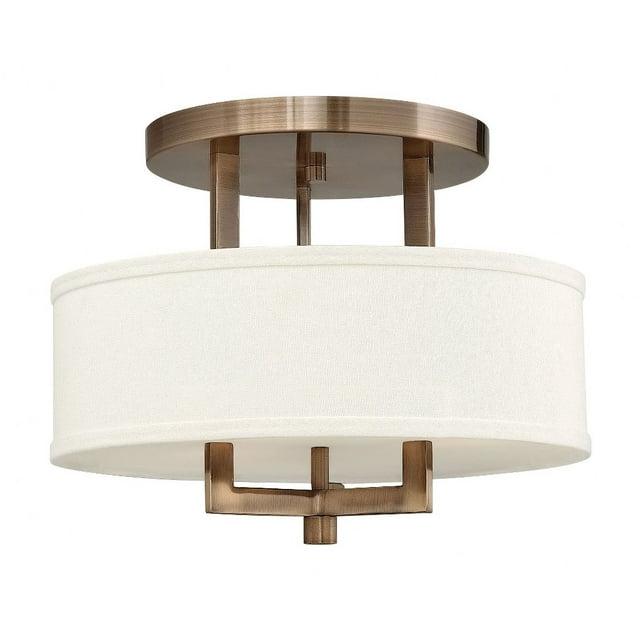 Hinkley Lighting - Three Light Semi-Flush Mount - Foyer - Hampton - 3 Light