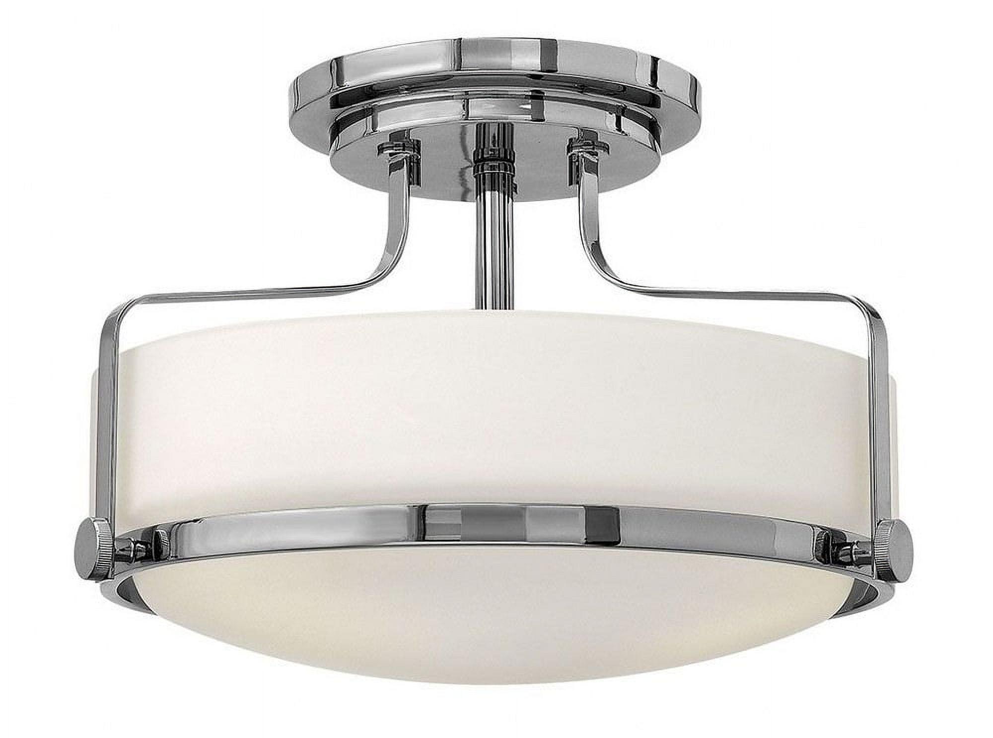 Harper Glass Semi Flush Mount