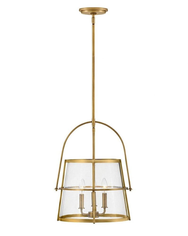 Hinkley Lighting Tournon 3 - Light Pendant in  Heritage Brass