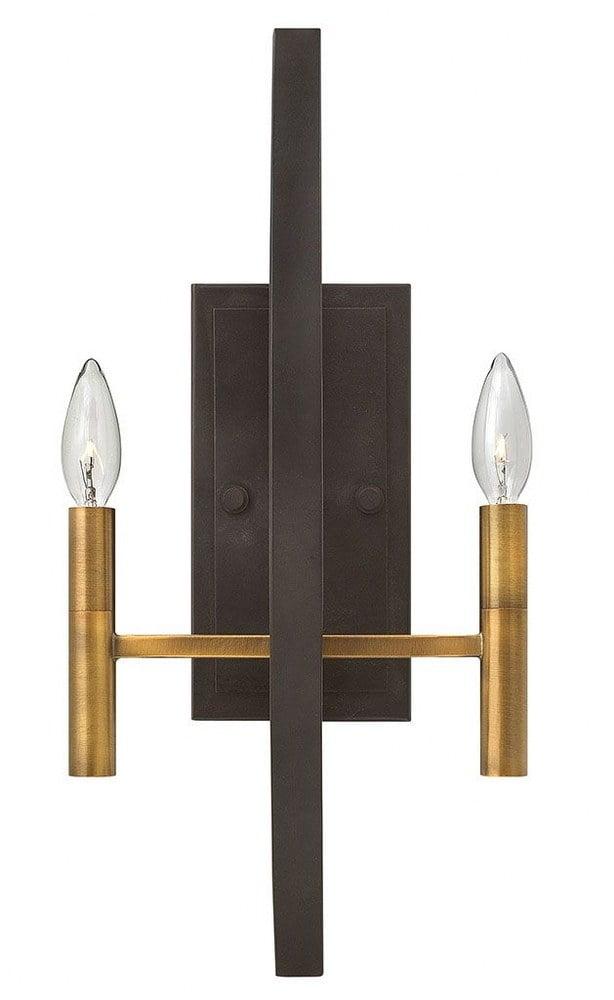 Hinkley Lighting - Two Light Wall Sconce - Euclid - 2 Light Wall Sconce in