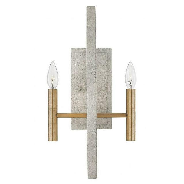 Euclid 2-Light Candle Wall Light