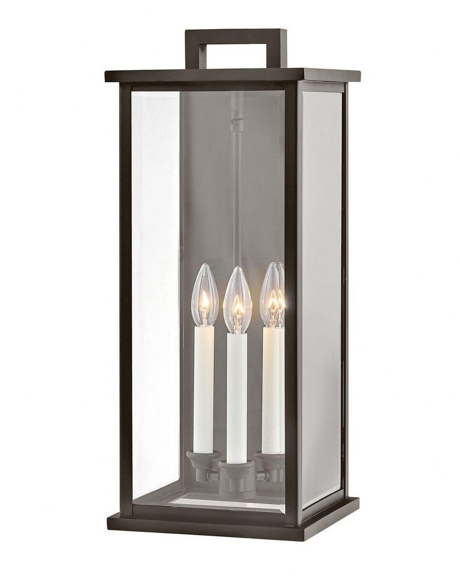 Hinkley Lighting - Weymouth - 3 Light Large Outdoor Wall Mount Lantern in