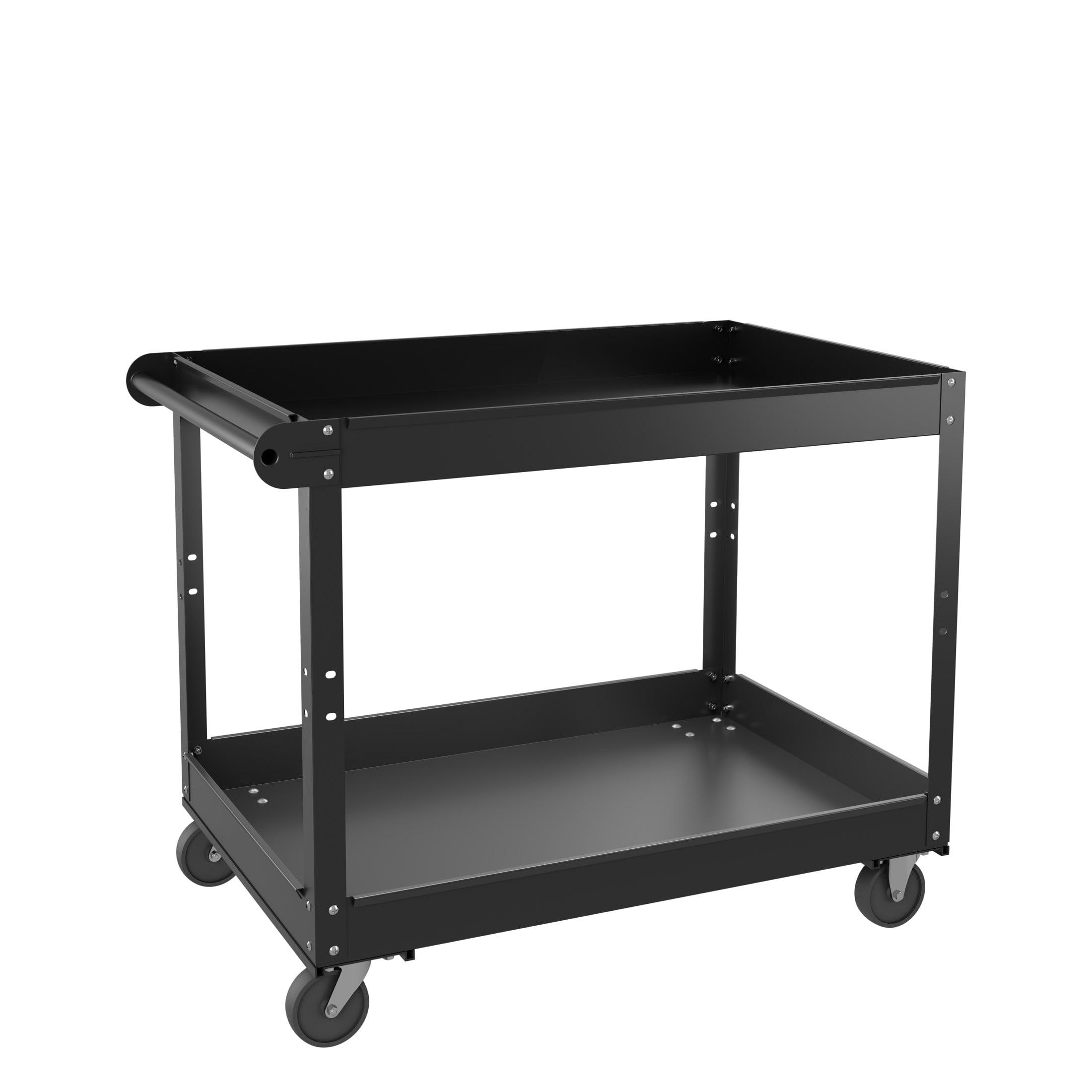 Lorell 32'' H x 24'' W Utility Cart with Wheels