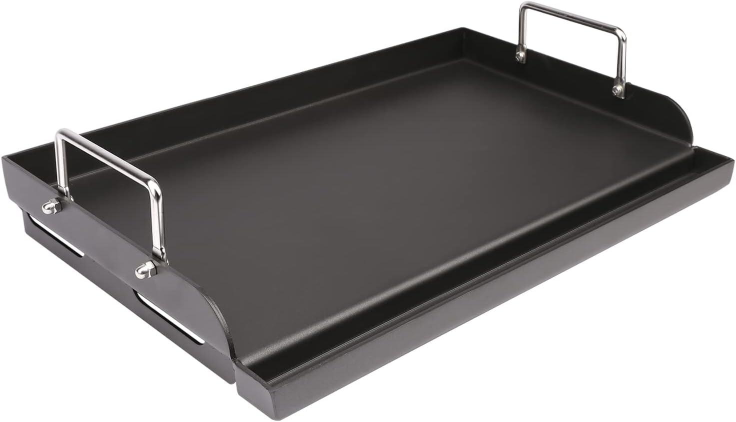 25" x 16" Nonstick Carbon Steel Griddle with Handles