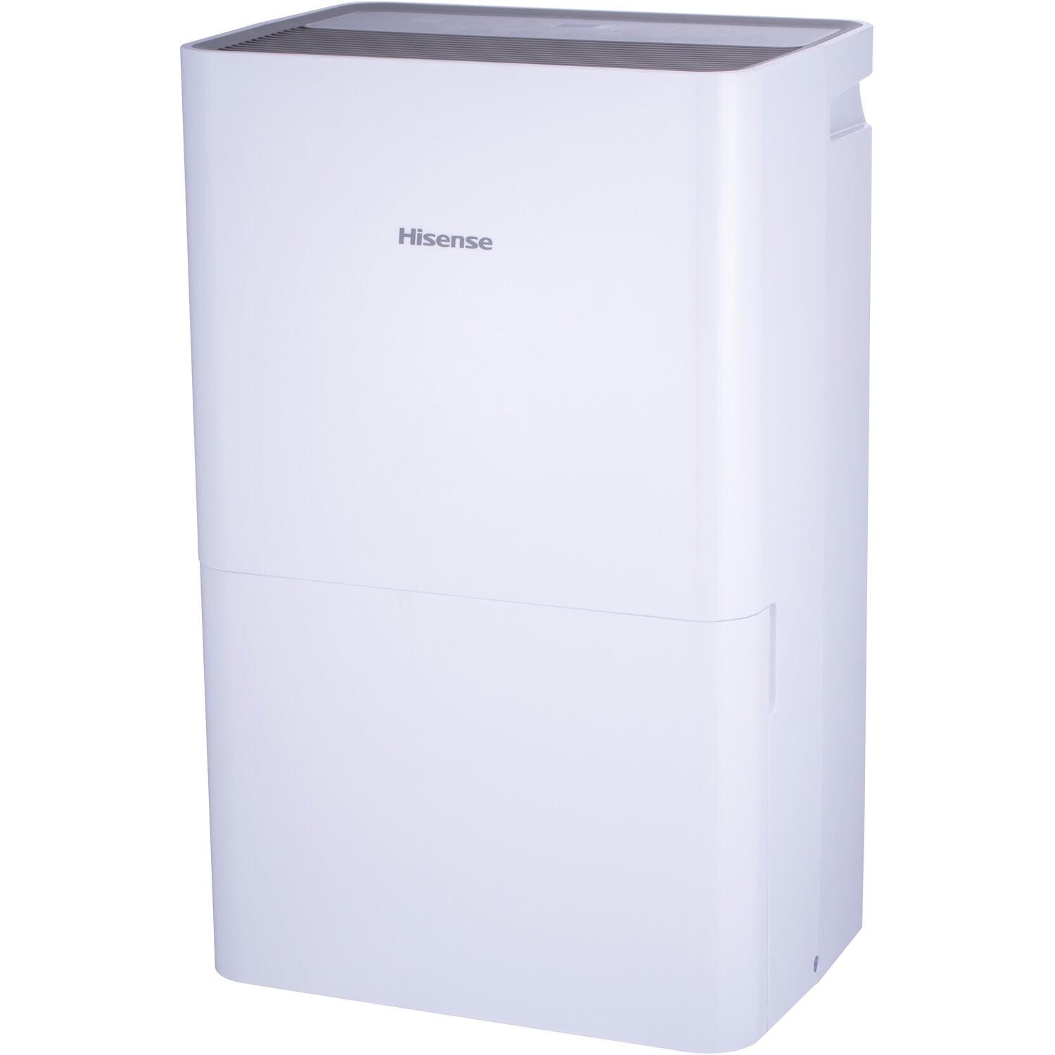 Hisense 50-pint Dehumidifier: Energy Star Certified, 3 Settings, 3000+ sq. ft. Coverage, Programmable Timer, Electrostatic Filter