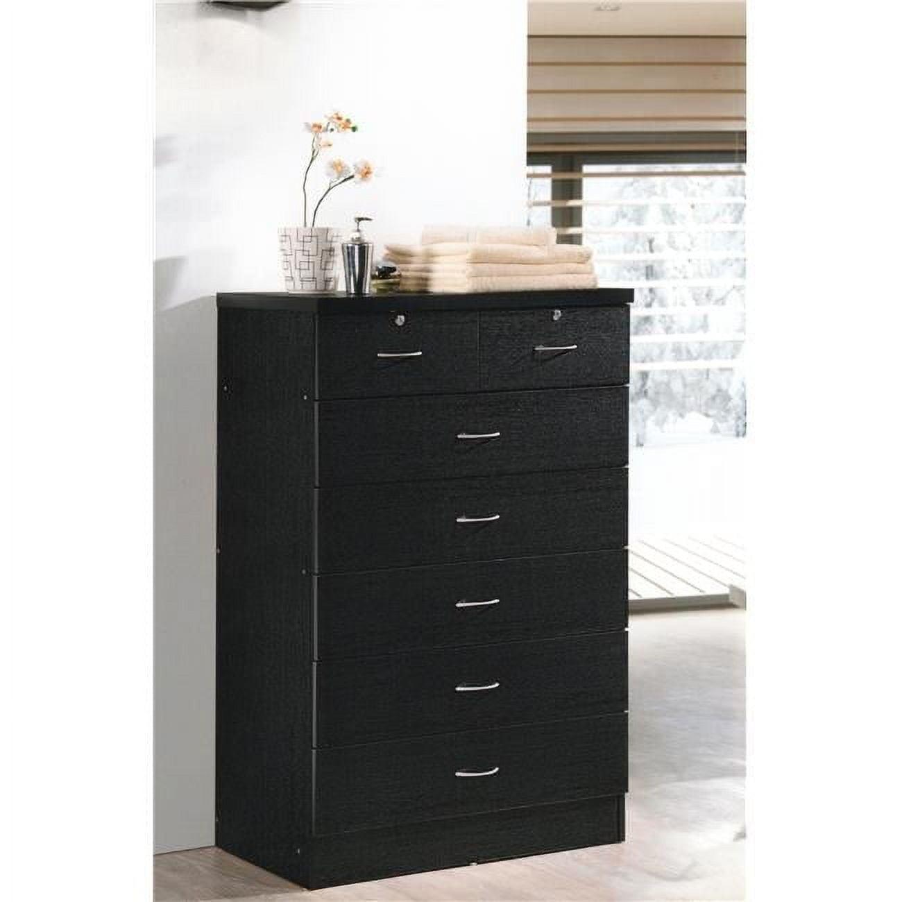 Hodedah  7 Drawer Jumbo Chest