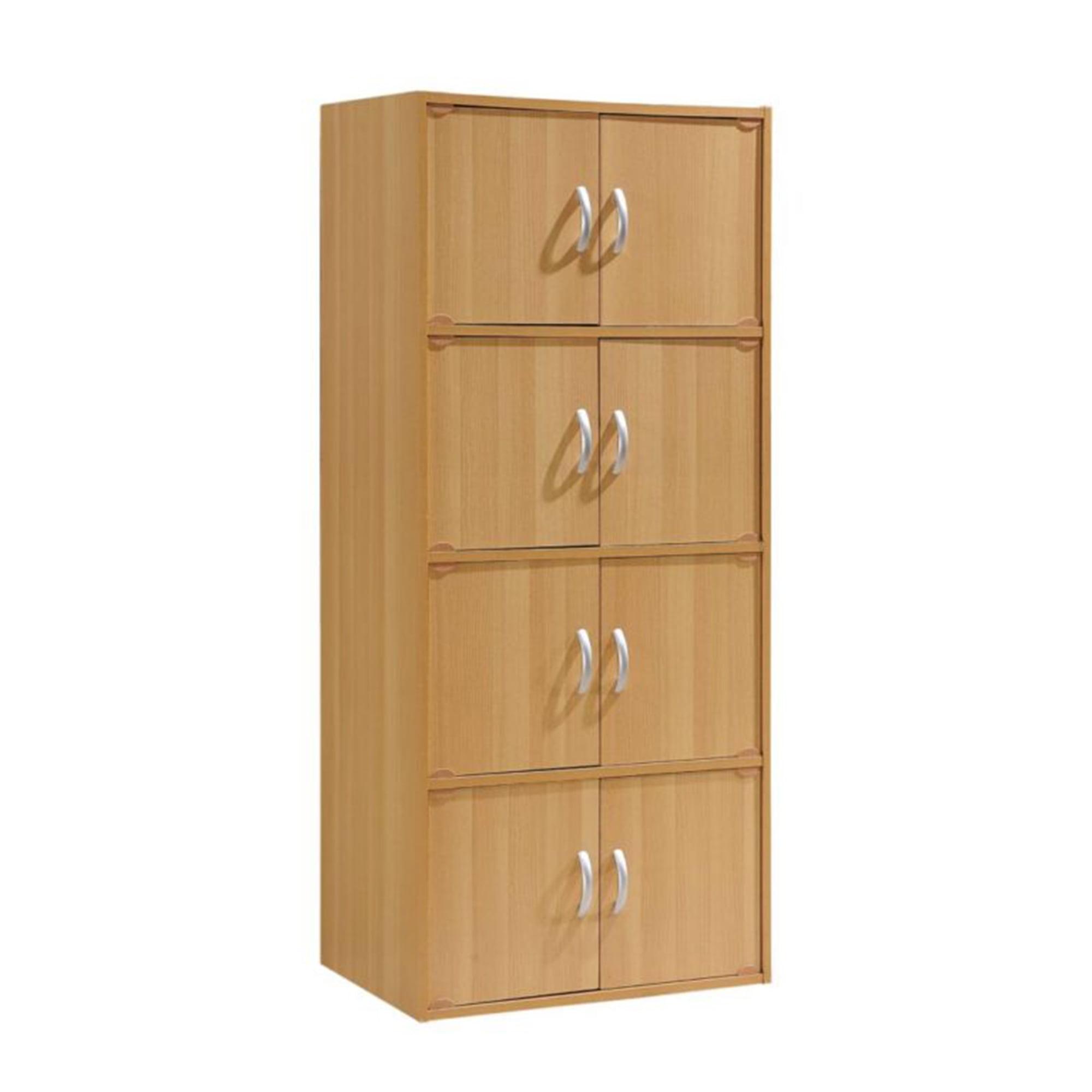 Hodedah 54'' Beech Multipurpose Office Storage Cabinet