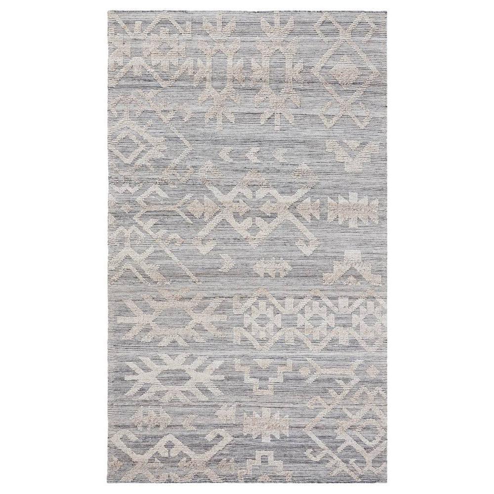 Hoeft 5x8 Indoor Outdoor Handwoven Gray Multi Area Rug by Kosas Home