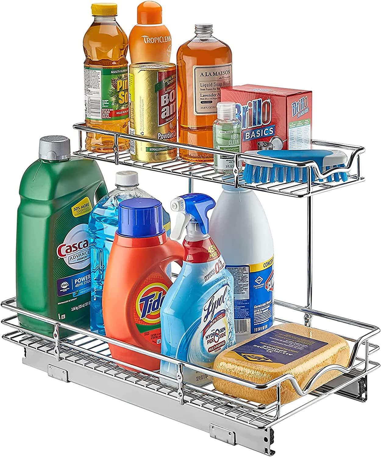 Hold N' Storage - 2 Tiers Under the Sink Organizer and Storage Pull Out