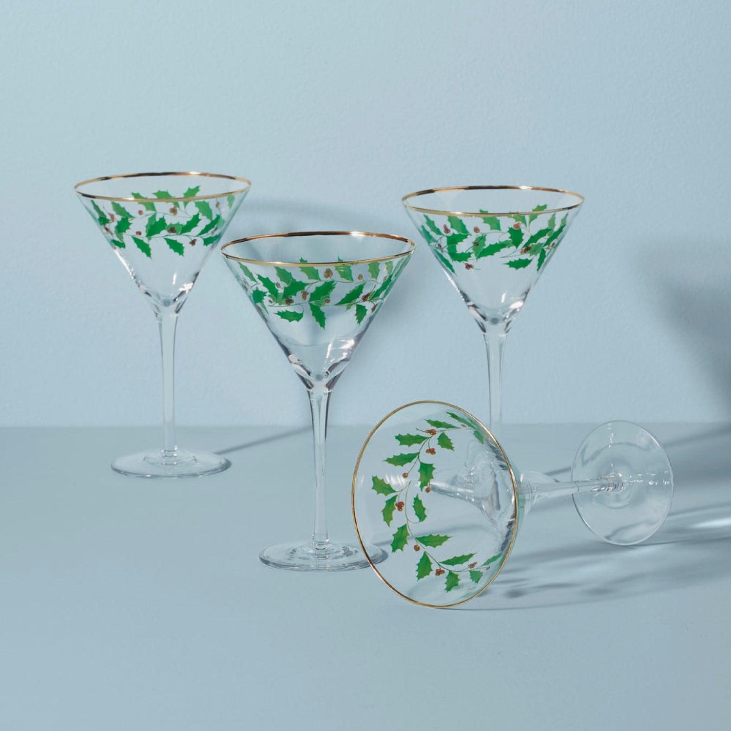 Holiday 8 oz. Martini Glass