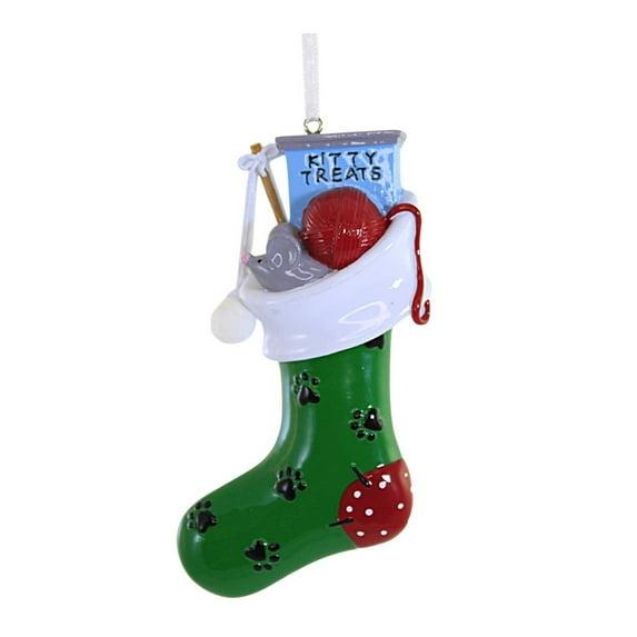 CraftOutlet.com 4.5 Inch Pet Stocking Personalize It Dyi Cat Kitten Tree Ornaments