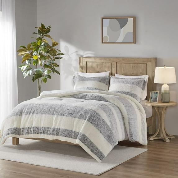 Madison Park Hollis Sherpa Comforter Set