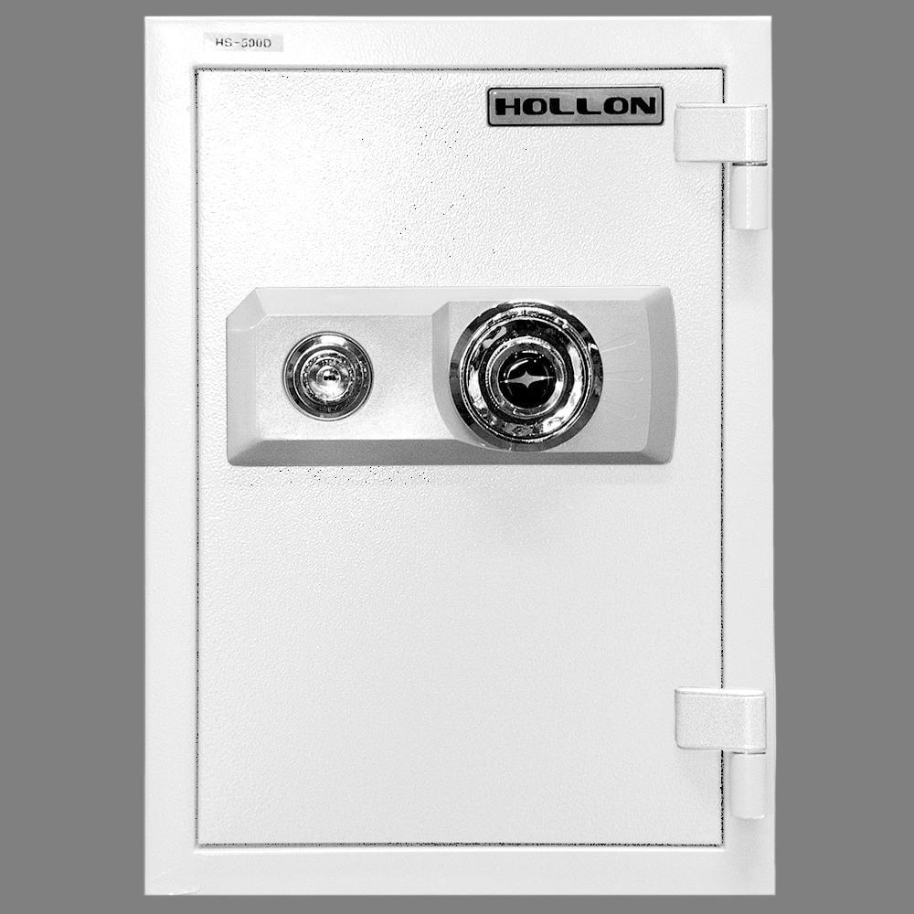 White Steel 2-Hour Fireproof Electronic Home Safe