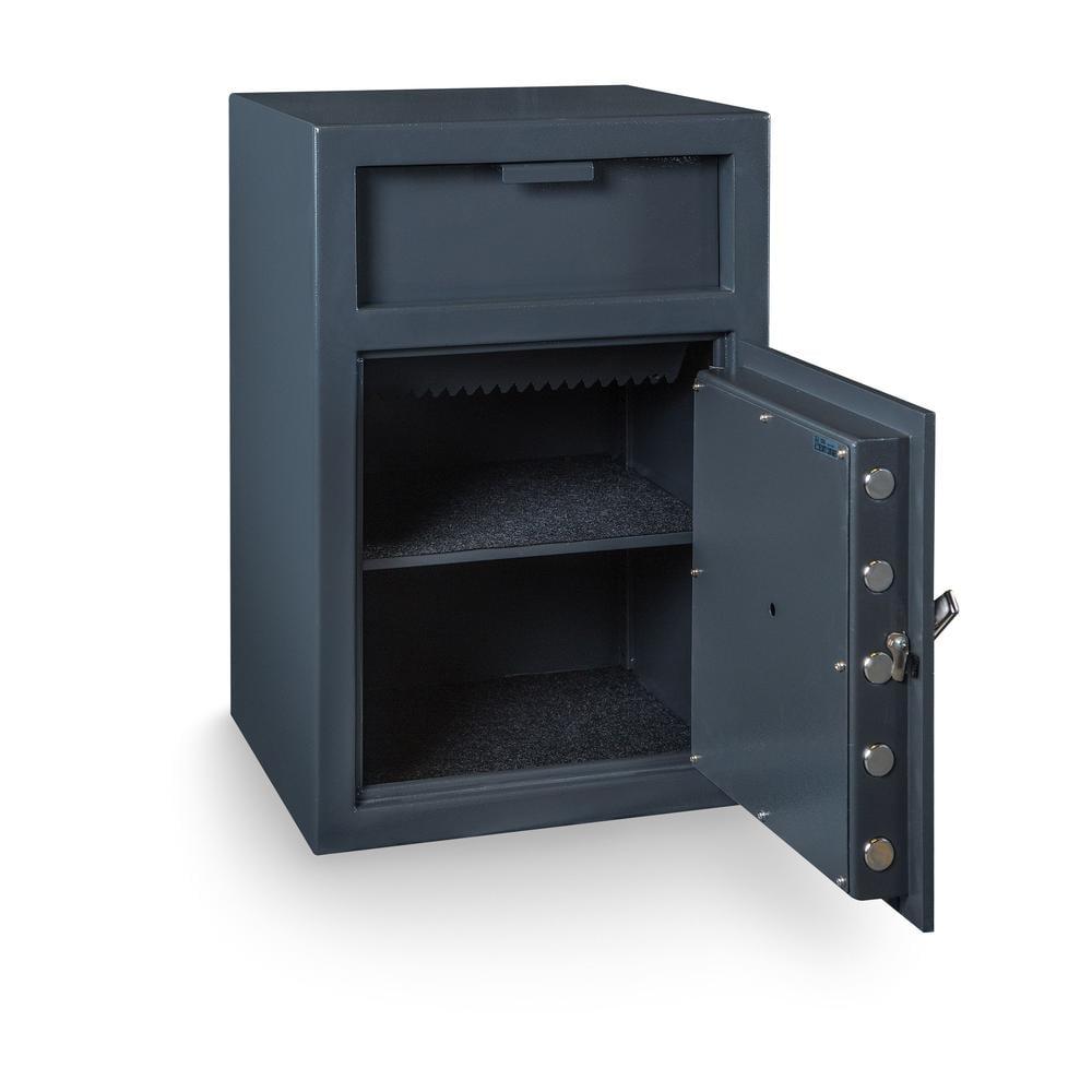 Gray Heavy Duty Biometric Digital Depository Safe