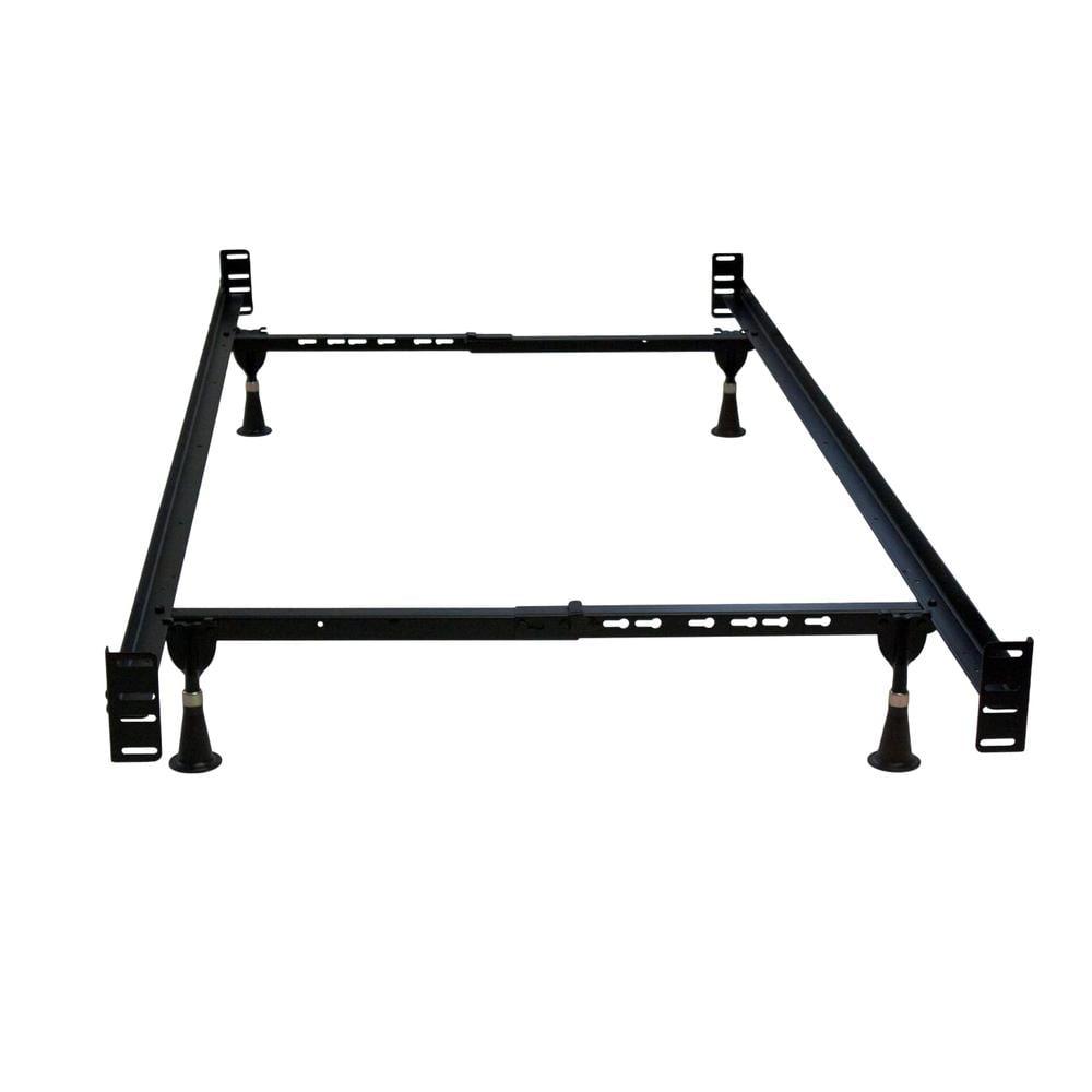 Home by Hollywood Bed Rails and Supports - Headboard/Footboard Bed Frames, Bed Rails & Center Supports w/ Glides, Twin / Full, 4 Leg w/ Glides
