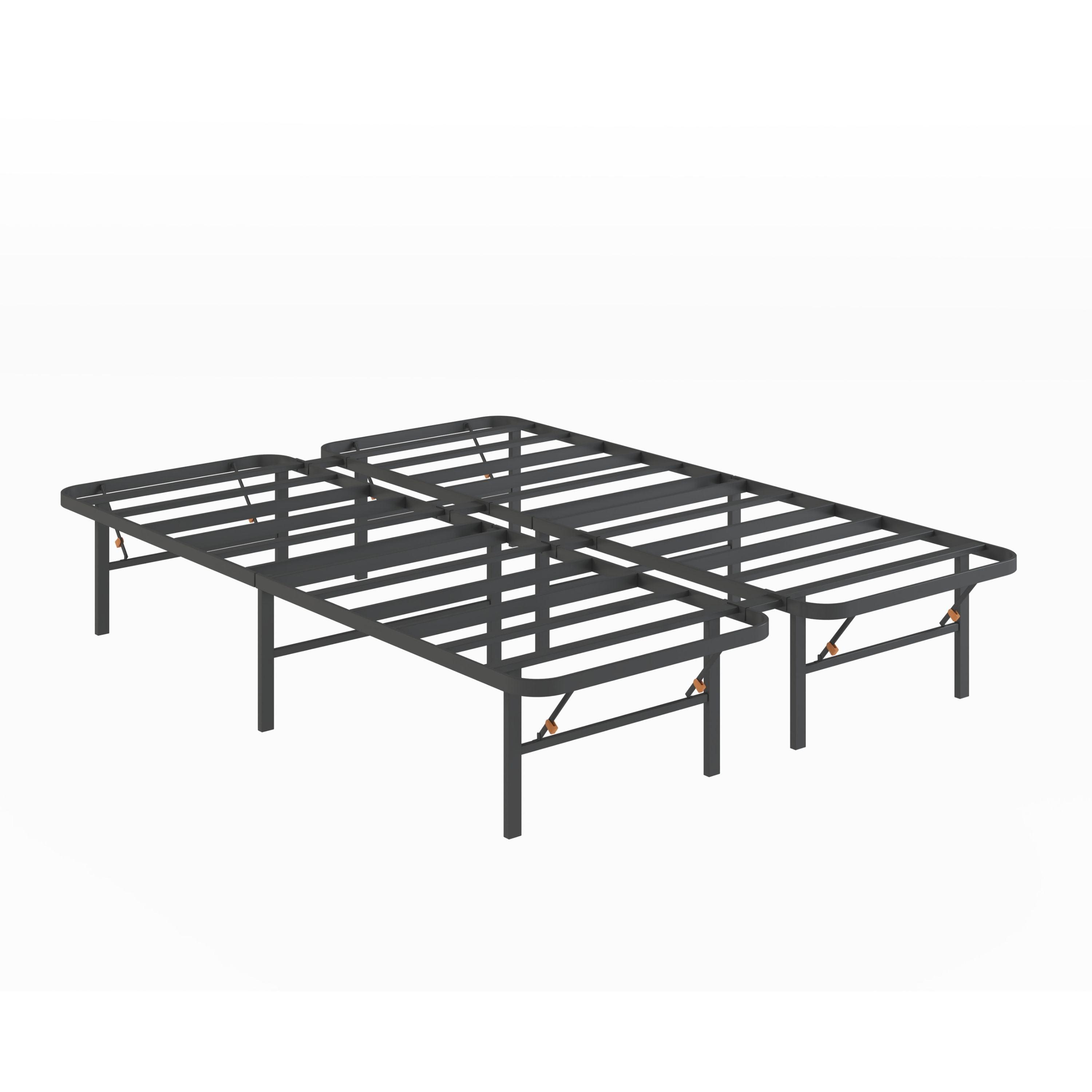 Home by Hollywood Bedder Base Steel Platform Bed Frame with 14" Underbed Storage