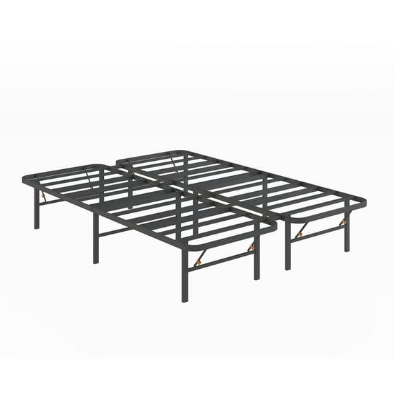 Home by Hollywood Bedder Base Steel Platform Bed Frame with 14" Underbed Storage