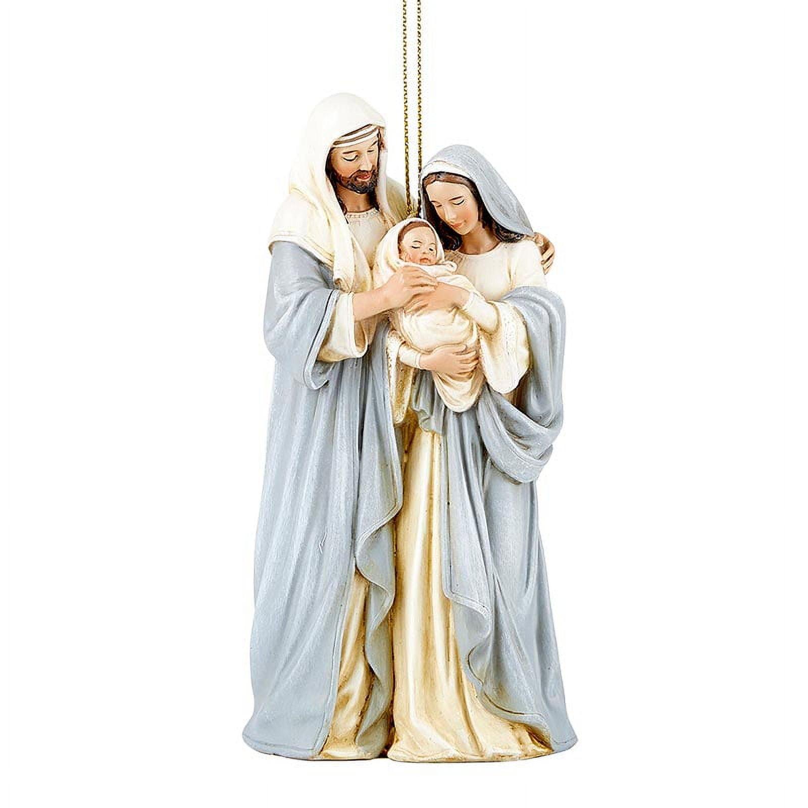 Holy Family 5-Inch Resin Christmas Ornament