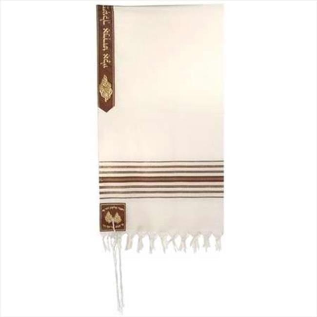 Holy Land Gifts 4784 Tallit Elisha Prayer Shawl Acrylic 24 In.