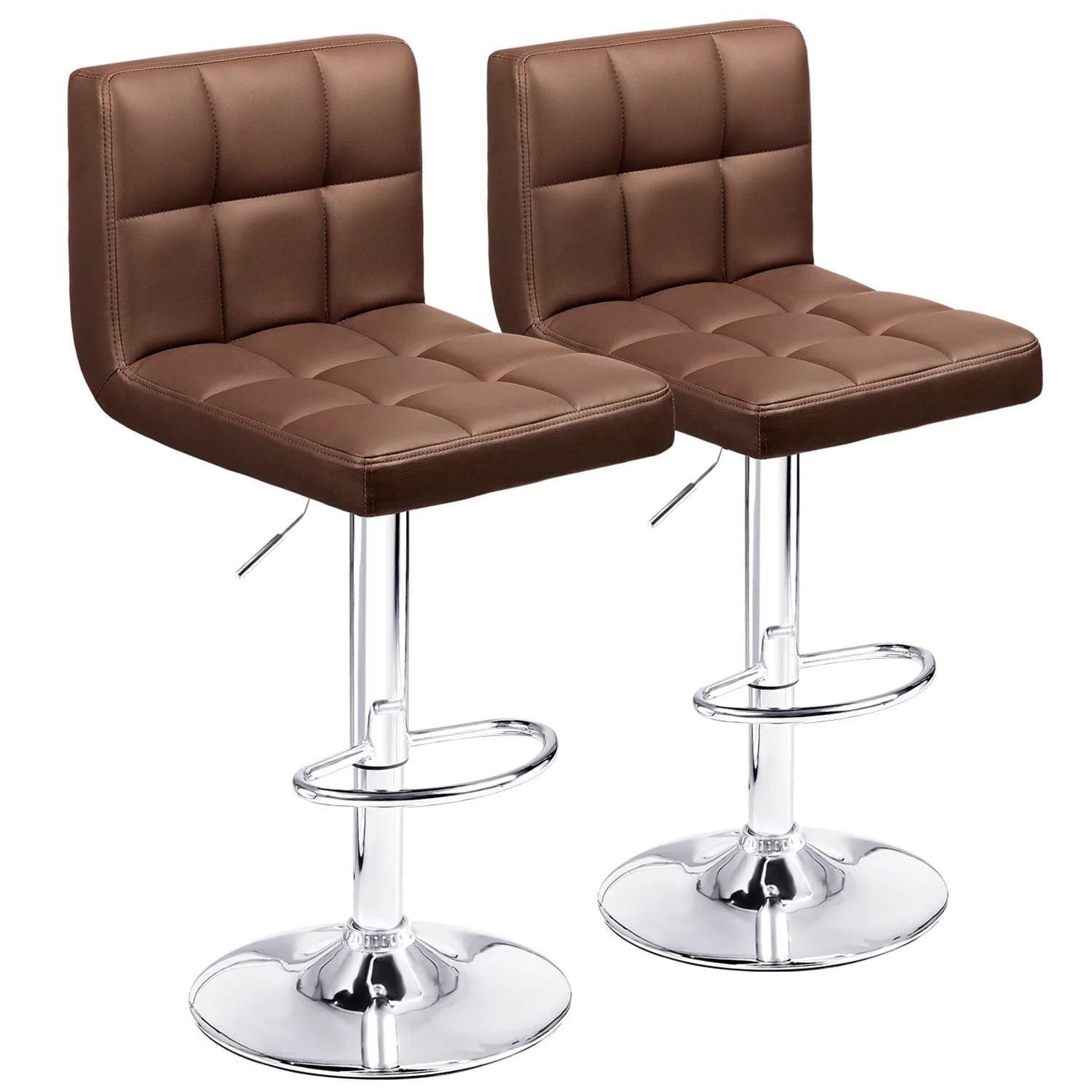 LACOO 33" - 44" Bar Height Adjustable Swivel Barstool