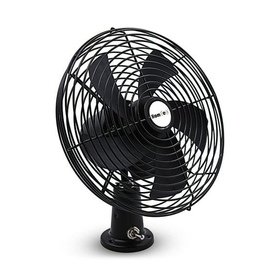 Facon 12V 8'' Car Cooling Automobile Vehicle Fan, Powerful Quiet with 2-Speed, Ventilation Electric Car Fans for RV Truck Bus Boat Van SUV Yacht