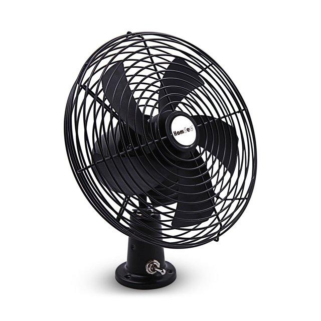 Facon 12V 8'' Car Cooling Automobile Vehicle Fan, Powerful Quiet with 2-Speed, Ventilation Electric Car Fans for RV Truck Bus Boat Van SUV Yacht