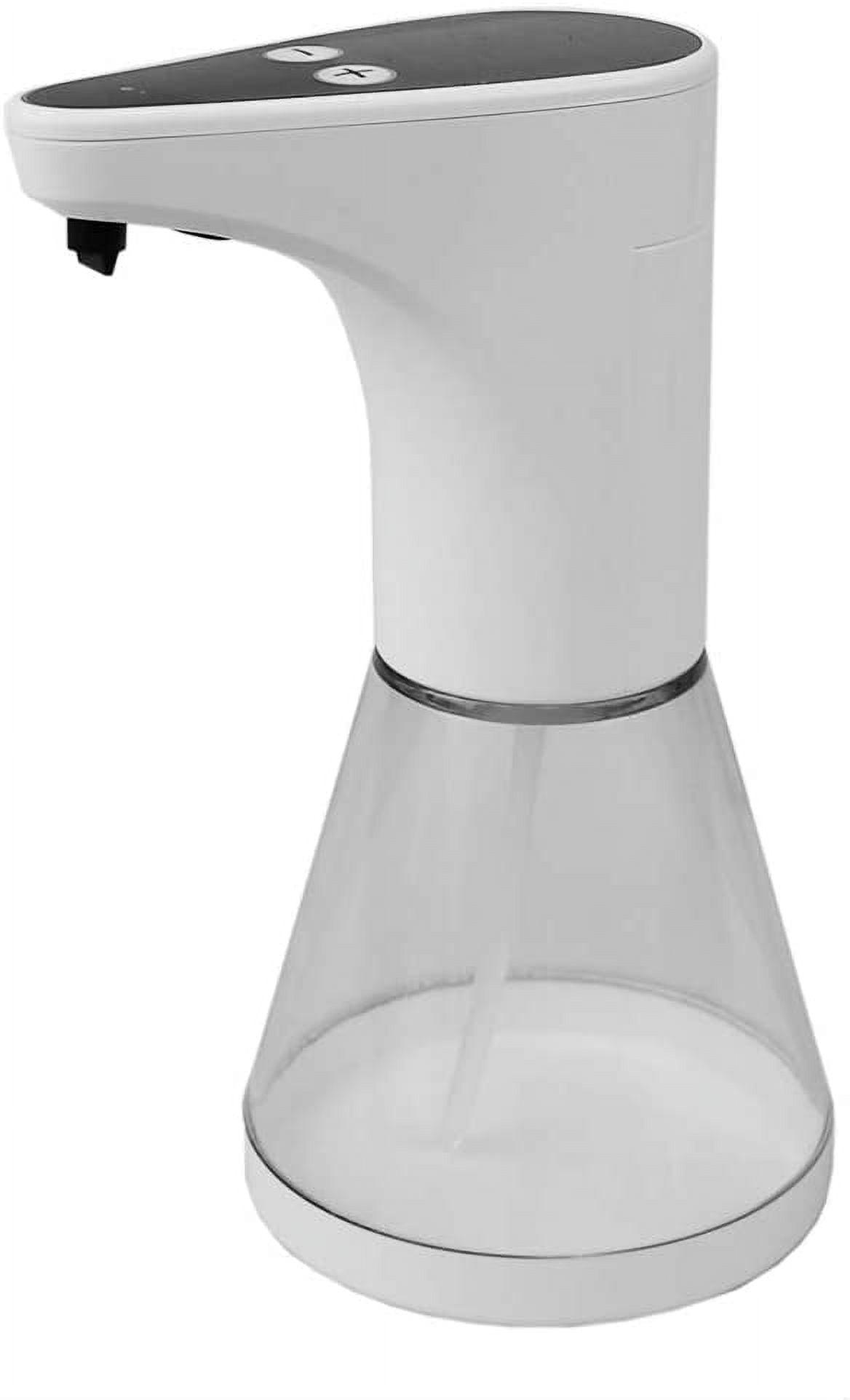 White Automatic Touchless Soap Dispenser with Adjustable Levels