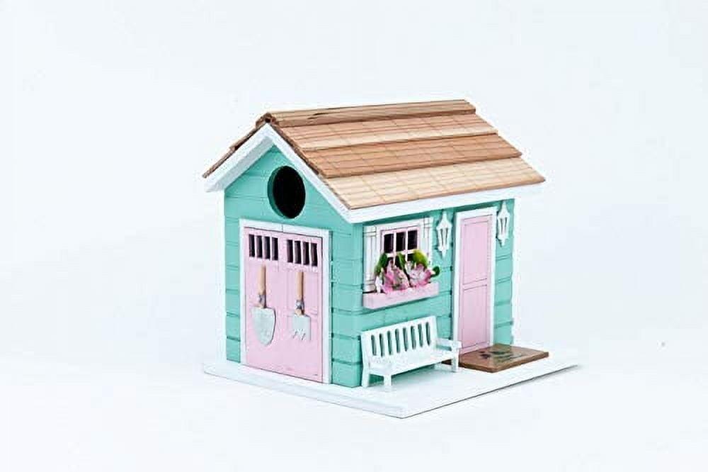 Nestling Series She Shed 7 in x 7.5 in x 6.5 in Birdhouse