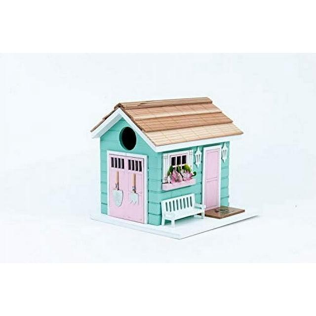 Nestling Series She Shed 7 in x 7.5 in x 6.5 in Birdhouse