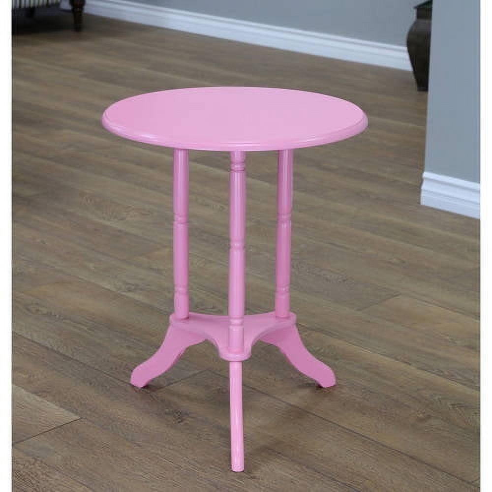 Home Craft Round End Table, Multiple Colors