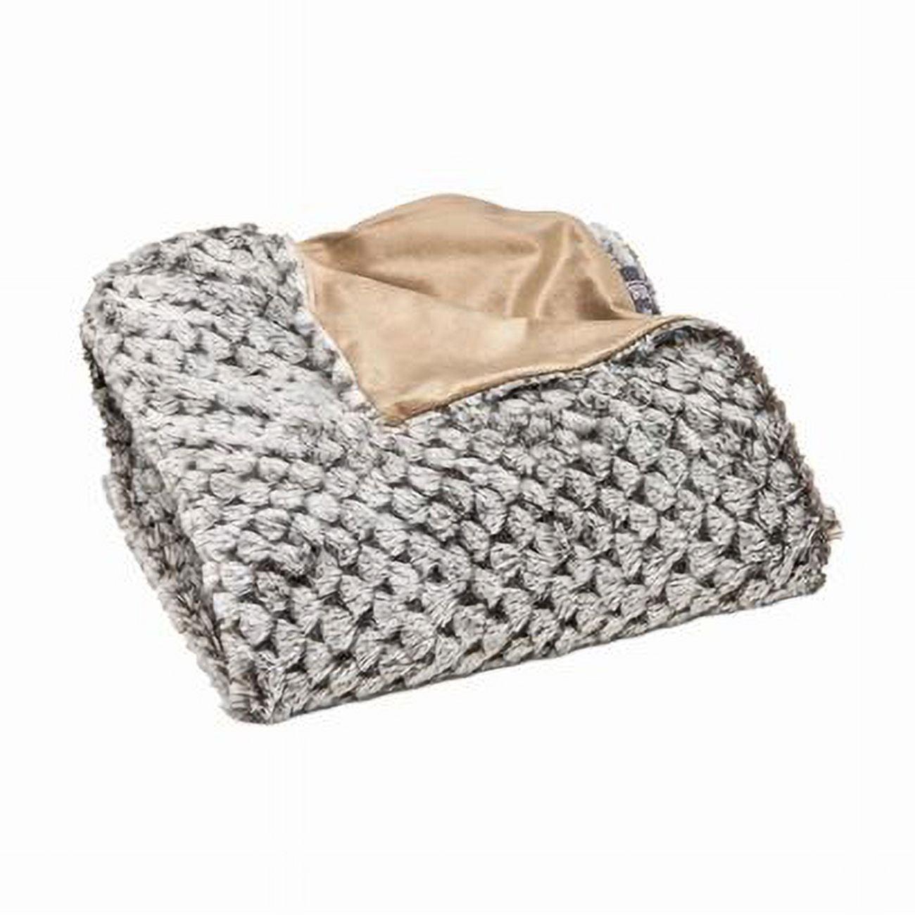 HomeRoots Knitted Throw Blanket