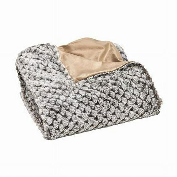 HomeRoots Knitted Throw Blanket