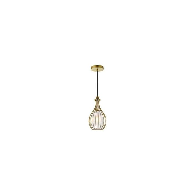 Elegant Lighting Miya 1 Light Brass Pendant
