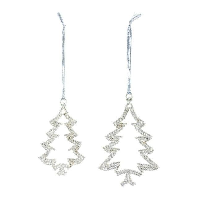 Melrose International 12 Piece Metal Tree Holiday Shaped Ornament Set | Wayfair