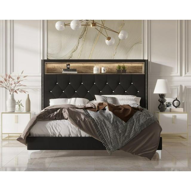 Upholstered Bookcase Bed