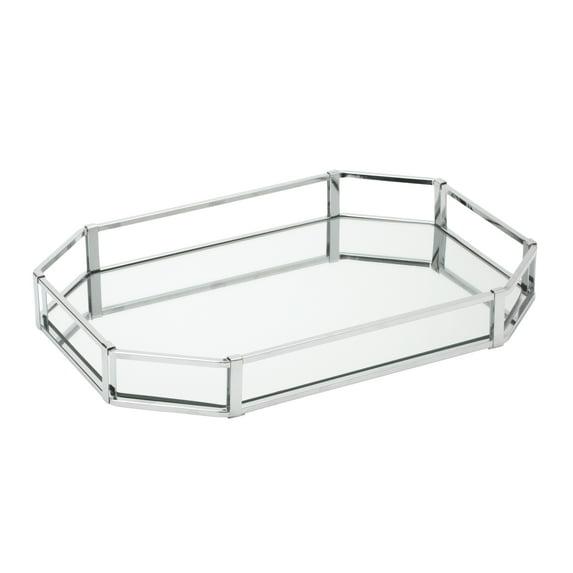 Simplify Trellas Octangular Design Mirror Vanity Tray & Reviews | Wayfair