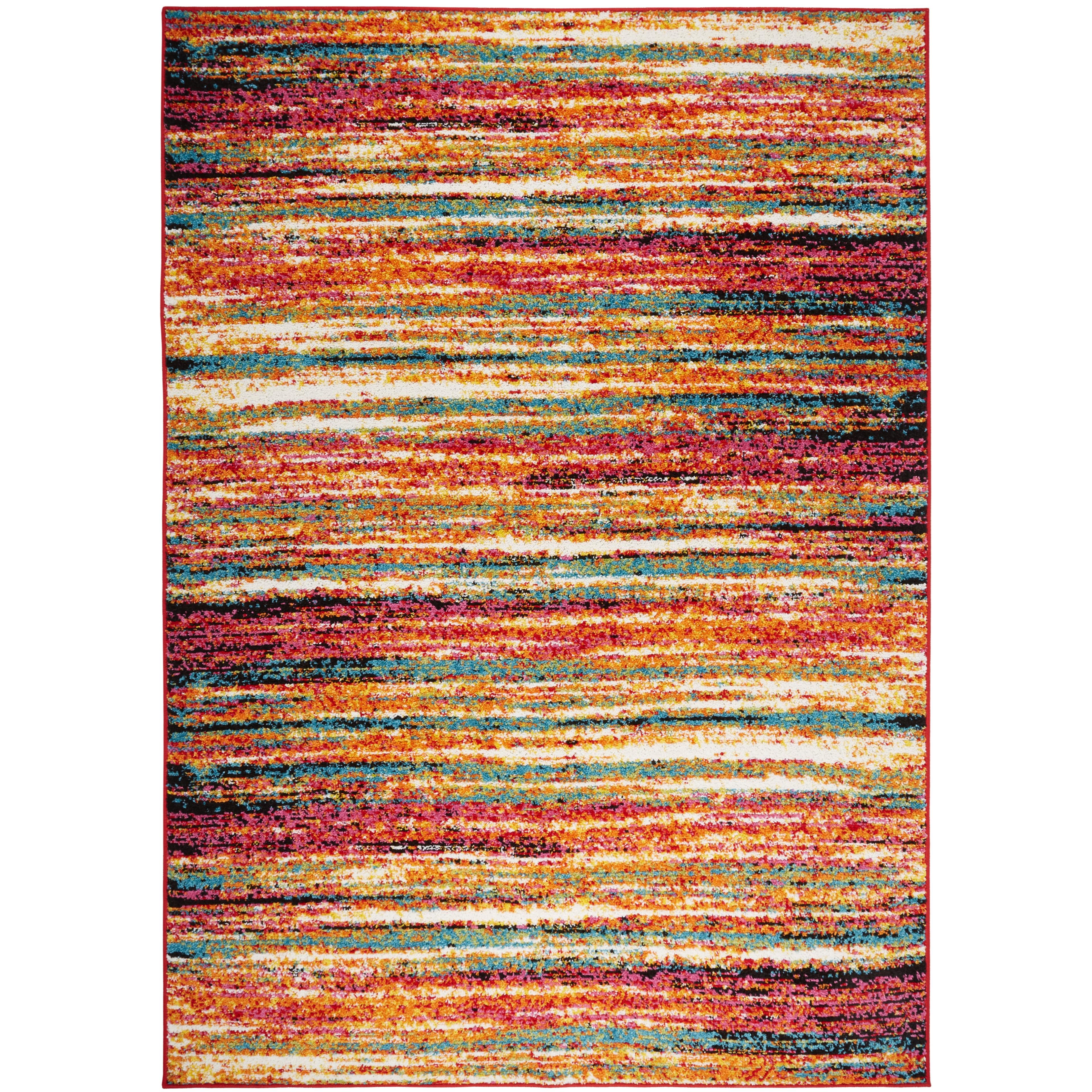 Home Dynamix Splash Cellis Contemporary Abstract Striped Area Rug