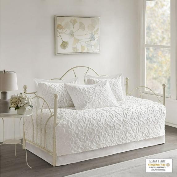 Kelly Clarkson Home Emberly 5 Piece Tufted Cotton Chenille Daybed Set