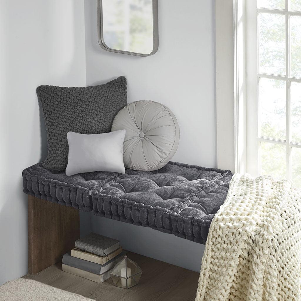 Intelligent Design Azza Poly Chenille Square Floor Pillow Cushion