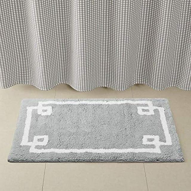 Madison Park 100% Cotton Tufted Bath Rug with Non-Slip Backing